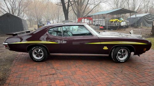 This rotisserie-restored rare Pontiac GTO is pure muscle car royalty