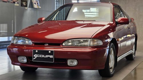 Hyundai, Hyundai Scoupe: Hyundai's failed attempt at a sports coupe with a Japanese heart