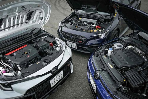 ゴルフRとWRX S4、GRカローラ。スポーツ4WDに求める性能は獰猛さか、洗練さか、それとも万能さか【比較試乗】