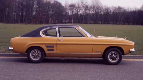The Ford Capri was a gorgeous coupe available with a V4 engine