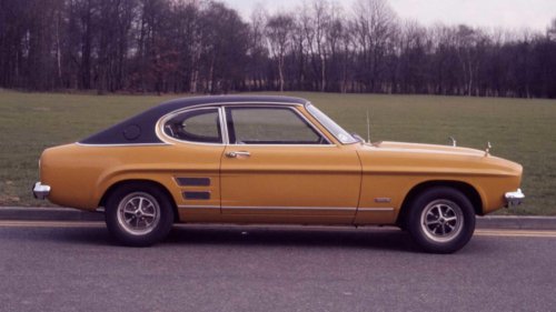 The Ford Capri was a gorgeous coupe available with a V4 engine