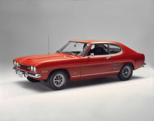 The Ford Capri was a gorgeous coupe available with a V4 engine