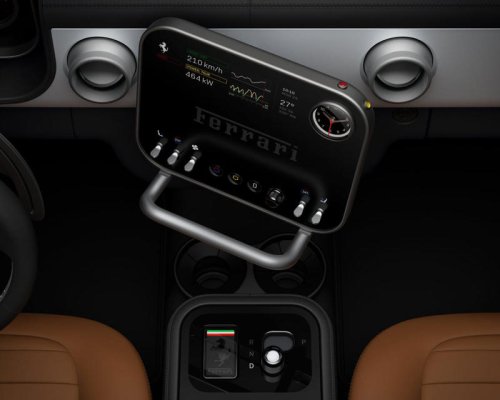 Ferrari, Ferrari's first EV is named 'Luce,' and its interior should be the future of automotive design