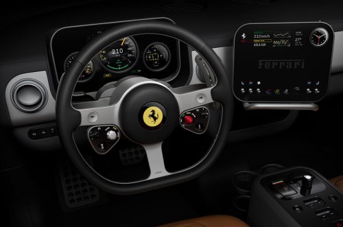 Ferrari revela el nombre y el interior de su primer coche eléctrico
