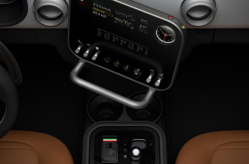 Ferrari revela el nombre y el interior de su primer coche eléctrico