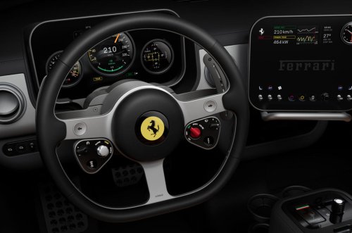 Ferrari revela el nombre y el interior de su primer coche eléctrico
