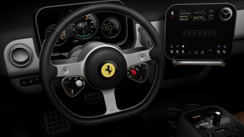 El Ferrari luce por dentro: el debut eléctrico de Ferrari esconde claves que no se ven a simple vista