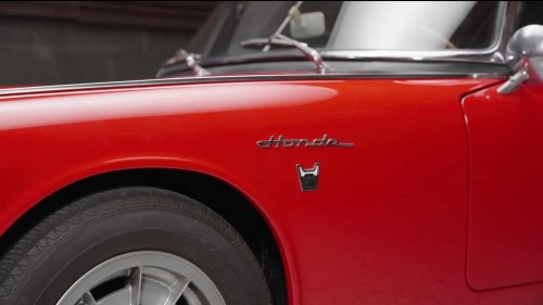 Honda, Honda once built a sports car that was actually a motorcycle in spirit