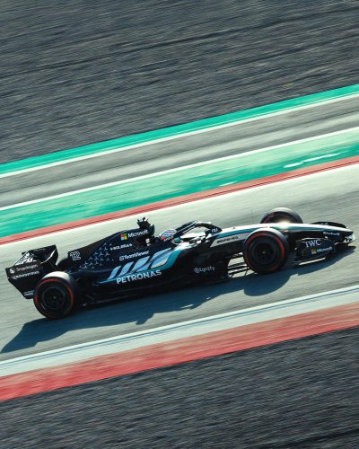 Kimi Antonelli, piloto de Mercedes, sale ileso de un accidente antes de la pretemporada en Bahréin