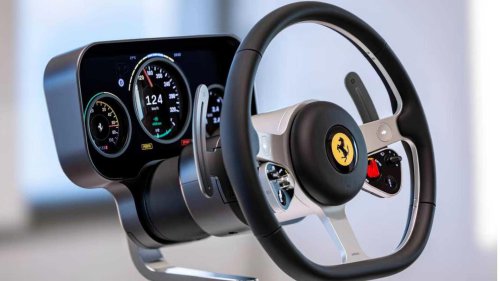 Ferrari’s first EV’s interior was crafted by the iPhone designer and it shows