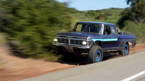 Sorry Ford nuts, this F-100 pre-runner is actually a Chevy underneath