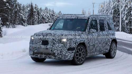 Mercedes, Mercedes tiny G-Class prototype spied with possible gas engine under the hood