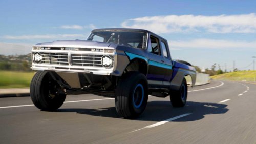 Ford, Chevy, Sorry Ford nuts, this F-100 pre-runner is actually a Chevy underneath
