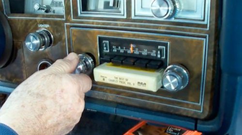 When did automakers switch from 8-track players to cassette decks?