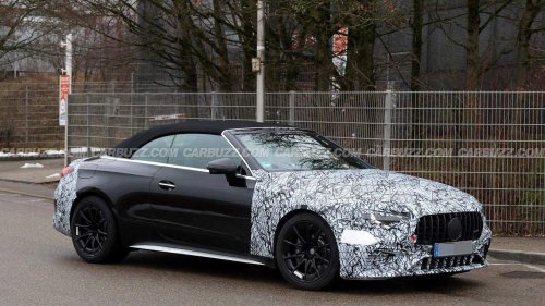 Mercedes, 2027 Mercedes-AMG CLE convertible refresh spied for the first time