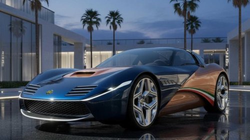 New Italian supercar gets a V12 and a massive 9.0-liter engine option