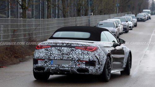 Mercedes, 2027 Mercedes-AMG CLE convertible refresh spied for the first time