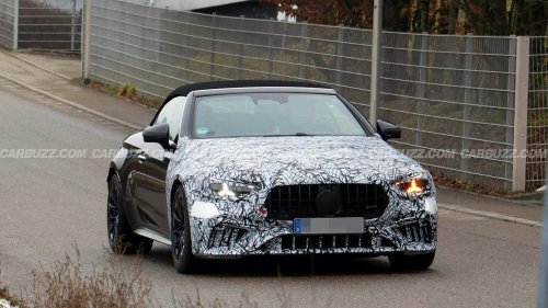 Mercedes, 2027 Mercedes-AMG CLE convertible refresh spied for the first time