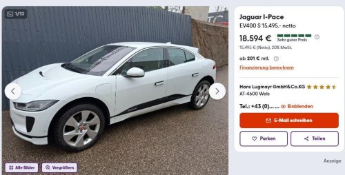 Jaguar, Jaguar I-PACE, Como pasó el Jaguar I-Pace de Coche del Año en Europa a valer menos de 20.000 euros