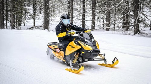 Riding Ski-Doo snowmobiles kicks so much ass, especially in Yellowstone National Park