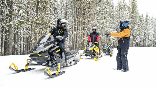 Riding Ski-Doo snowmobiles kicks so much ass, especially in Yellowstone National Park