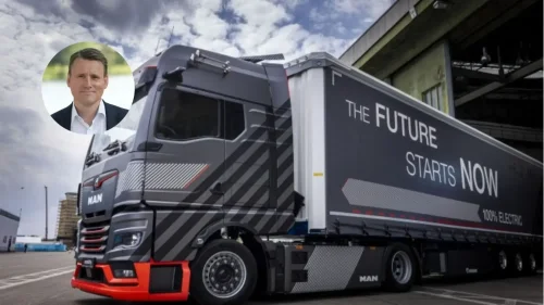 Alexander Vlaskamp (54), CEO de MAN Truck &amp; Bus: "El camión eléctrico ya sale rentable; se amortiza en 2,5 años"