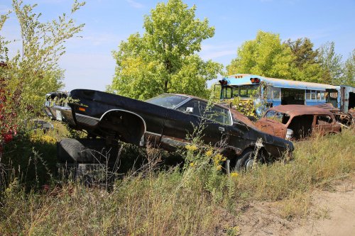 Descubrimientos de desguace de Windy Hill Auto Parts en New London, Minnesota