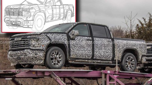 2027 Chevrolet Silverado prototypes spied without any heavy camouflage