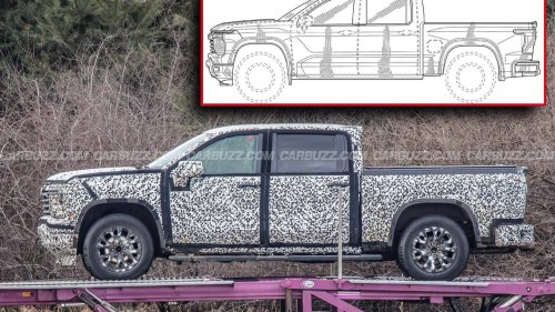 2027 Chevrolet Silverado prototypes spied without any heavy camouflage
