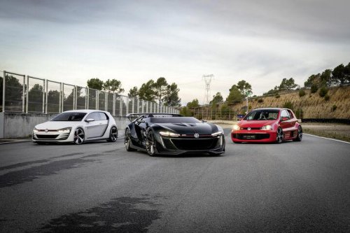 Volkswagen parades the most iconic GTI concepts once again