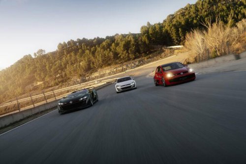 Volkswagen parades the most iconic GTI concepts once again
