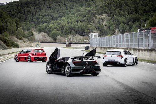 Volkswagen parades the most iconic GTI concepts once again