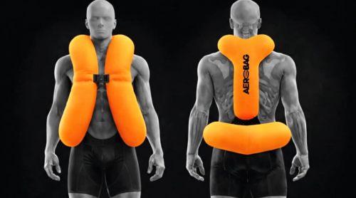 El salvavidas de los ciclistas: un airbag portátil y reutilizable que evitaría lesiones graves