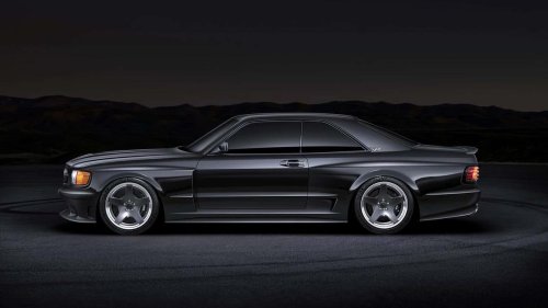 Mercedes, Pagani, ¿A quién no le gusta este restomod? Un Mercedes SEC con el motor del Pagani Zonda