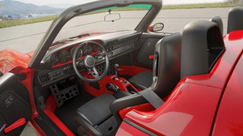 Singer viaja al pasado para traer el 911 Carrera Cabriolet con 420 CV gracias a un motorista mítico