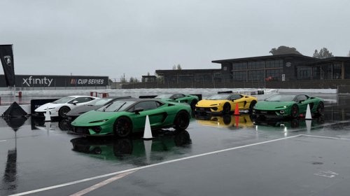 Driving a Lamborghini Temerario on track at Sonoma during a rainstorm was a tasty antipasto