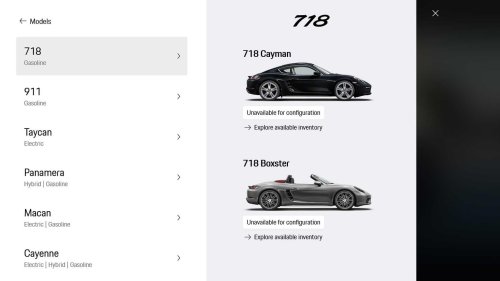 Porsche, Time's up: You can no longer order a new Porsche 718 in America