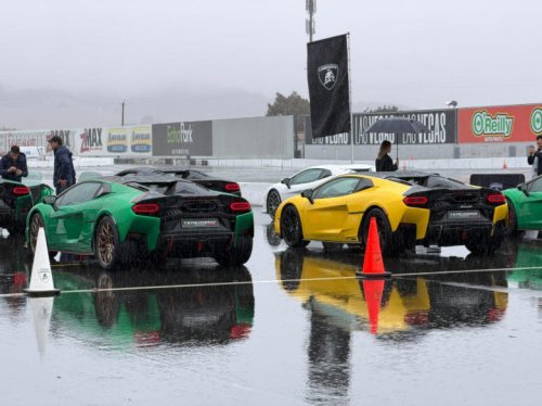 Driving a Lamborghini Temerario on track at Sonoma during a rainstorm was a tasty antipasto