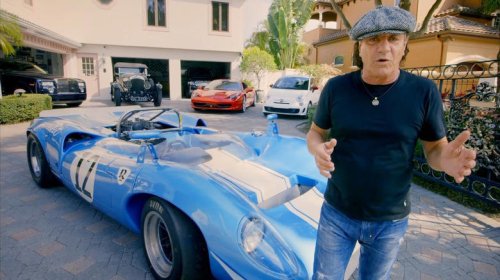 AC/DC frontman Brian Johnson's car collection is exactly as wild as you'd expect
