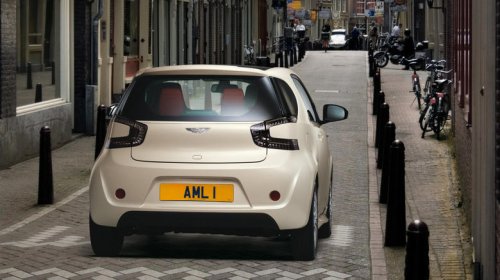 This extremely rare Aston Martin Cygnet is living a rough life in Rome