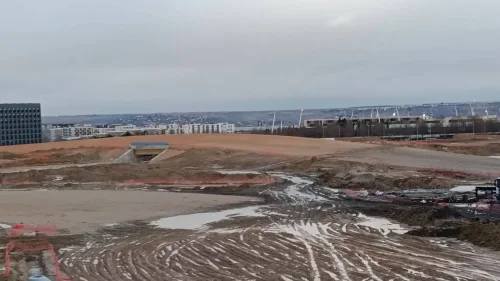 A más de 300 km/h: así avanzan las obras de La Monumental, la famosa curva 12 del circuito MadRing