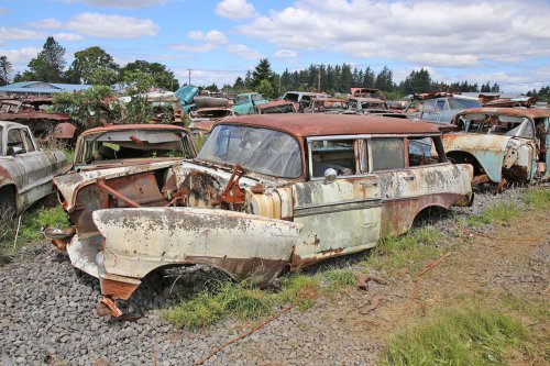 Las joyas del desguace de All American Classics, Vancouver, Washington