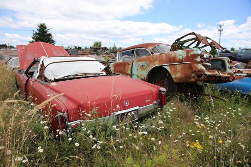 Las joyas del desguace de All American Classics, Vancouver, Washington