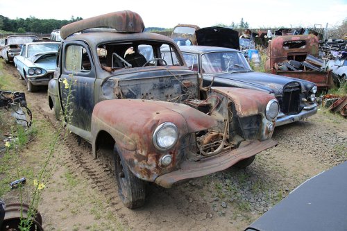 Las joyas del desguace de All American Classics, Vancouver, Washington