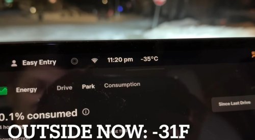 ¿Puede un Tesla mantener el calor a –36 ºC? Lo deja 12 horas a prueba del frío extremo de esta ciudad para descubrirlo