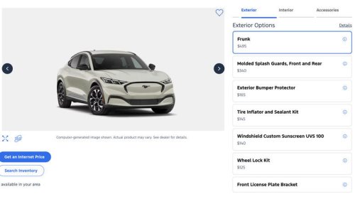 Ford, Ford Mustang Mach-E, Ford Mustang, Frunk off: Ford Mustang Mach-E buyers now have to pay up if they want a front trunk