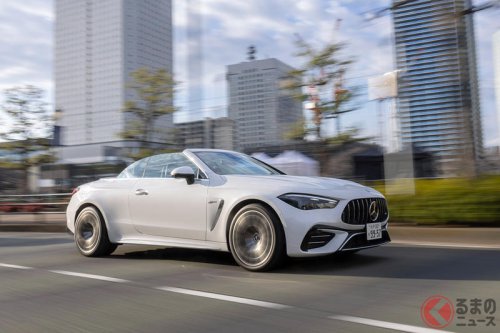 国産＆外車の最新「大排気量オープンカー」が気持ちイイ! 間もなく終了のレクサスV8×メルセデスAMG直6を比較検証! 見えてきたそれぞれのキャラとは