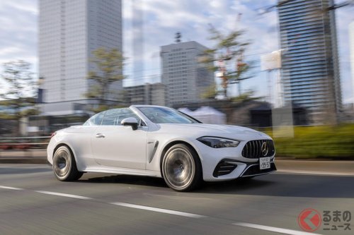 国産＆外車の最新「大排気量オープンカー」が気持ちイイ! 間もなく終了のレクサスV8×メルセデスAMG直6を比較検証! 見えてきたそれぞれのキャラとは
