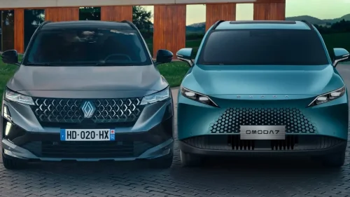 Omoda 7 o Renault Austral, China contra Europa en un duelo de SUV con etiqueta CERO y ECO, respectivamente