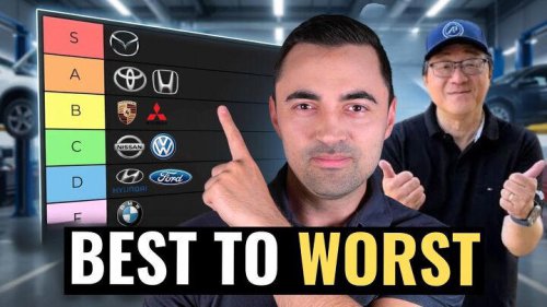 Engineer ranks every car brand from best to worst for reliability